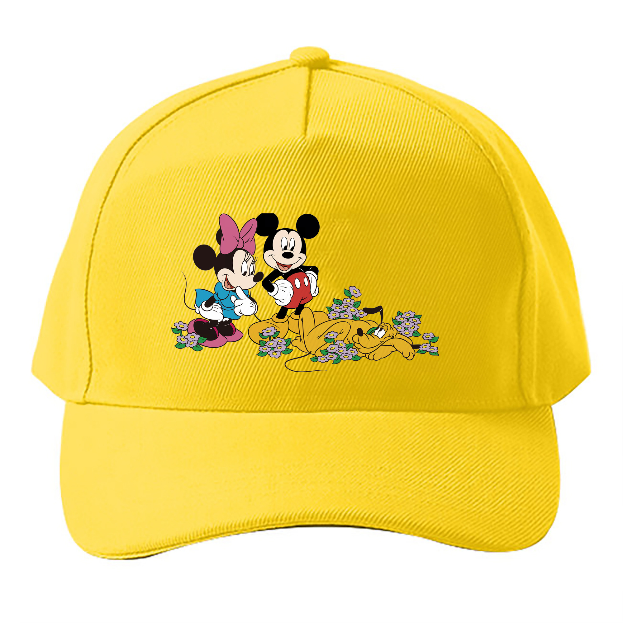 （画像用） ミッキーマウス Mickey Mouse ベースボールキャップ 綿100％ 男女兼用 帽子 スポーツ